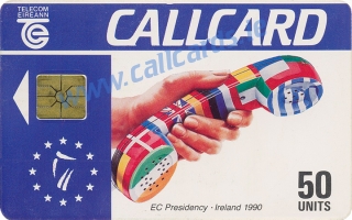 EC Presidency 50u Callcard (front) EC Presidency 50u Callcard (front)