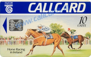 Horse Racing in Ireland Callcard (front) Horse Racing in Ireland Callcard (front)