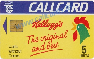 Kellogg's Corn Flakes Callcard (front) Kellogg's Corn Flakes Callcard (front)
