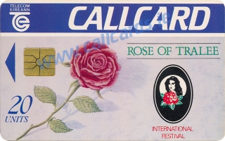 Rose of Tralee 1992 Callcard (front) Rose of Tralee 1992 Callcard (front)