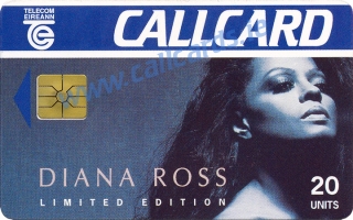 Diana Ross Callcard (front) Diana Ross Callcard (front)