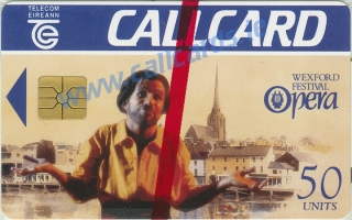 Wexford Opera Festival Callcard (front) Wexford Opera Festival Callcard (front)