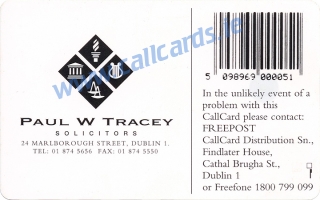 Tracey Solicitors - Calls for Justice Callcard (front) Tracey Solicitors - Calls for Justice Callcard (front)
