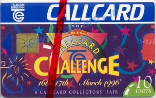 Callcard Challenge 1996 Special Issue Callcard (front) Callcard Challenge 1996 Special Issue Callcard (front)