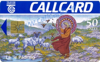 St. Patrick's Day 1996 Callcard (front) St. Patrick's Day 1996 Callcard (front)