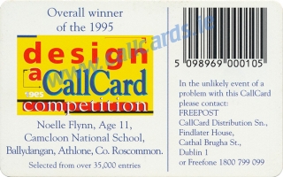 Design a Callcard 1995 Callcard (back) Design a Callcard 1995 Callcard (back)
