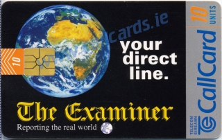 The Examiner 1997 Callcard (front) The Examiner 1997 Callcard (front)