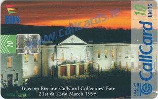 Collectors Fair 1998 Callcard (front) Collectors Fair 1998 Callcard (front)