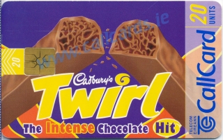 Cadburys Twirl Callcard (front) Cadburys Twirl Callcard (front)