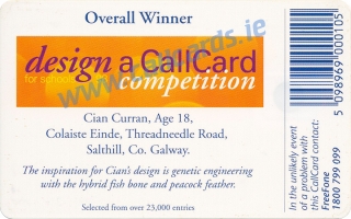 Design A Callcard 1998 Callcard (back) Design A Callcard 1998 Callcard (back)