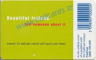 Beautiful Ireland (Tourist) Girl Callcard (back) Beautiful Ireland (Tourist) Girl Callcard (back)