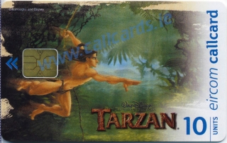 Disney's Tarzan Swinging Limited Edition Callcard (front) Disney's Tarzan Swinging Limited Edition Callcard (front)