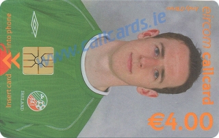 Andy O' Brien World Cup 2002 Callcard (front) Andy O' Brien World Cup 2002 Callcard (front)