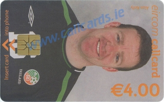 Alan Kelly World Cup 2002 Callcard (front) Alan Kelly World Cup 2002 Callcard (front)
