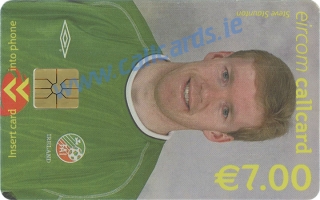 Steve Staunton World Cup 2002 Callcard (front) Steve Staunton World Cup 2002 Callcard (front)